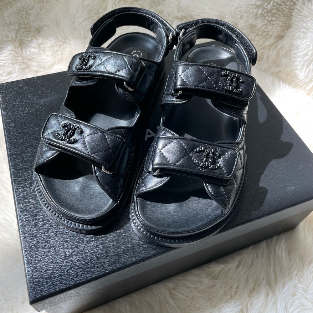 AUTHENTIC CHANEL DAD SANDALS